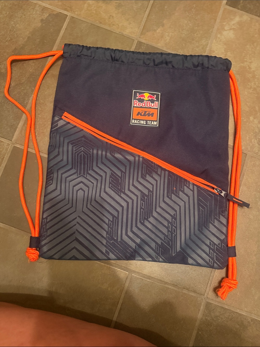 KTM REDBULL Racing Team Navy & Orange Drawstring bag